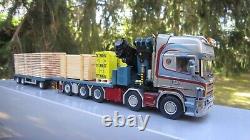 Wsi 01-1087 Scania R 5 10x6 Pk 150002 Camion + Remorque & Chargement Brouwer