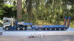 Wsi 01-3264 Volvo Fh4 Tracteur 6x2 + Semi Surbaissee Nooteboom Rampes Schoones
