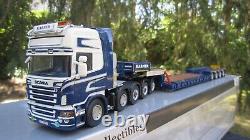 Wsi 9547 Scania Topline Tracteur 10x4 + Semi Surbaissee Nooteboom Karner