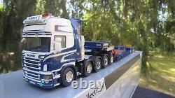 Wsi 9547 Scania Topline Tracteur 10x4 + Semi Surbaissee Nooteboom Karner