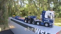 Wsi 9547 Scania Topline Tracteur 10x4 + Semi Surbaissee Nooteboom Karner